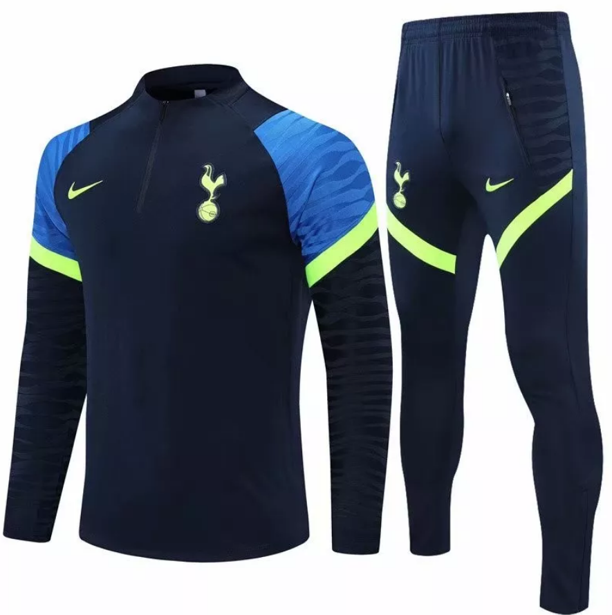 2021/22 Tottenham Hotspur Navy training Suits Sweater with Pants